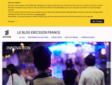 Tablet Screenshot of blog-ericssonfrance.com